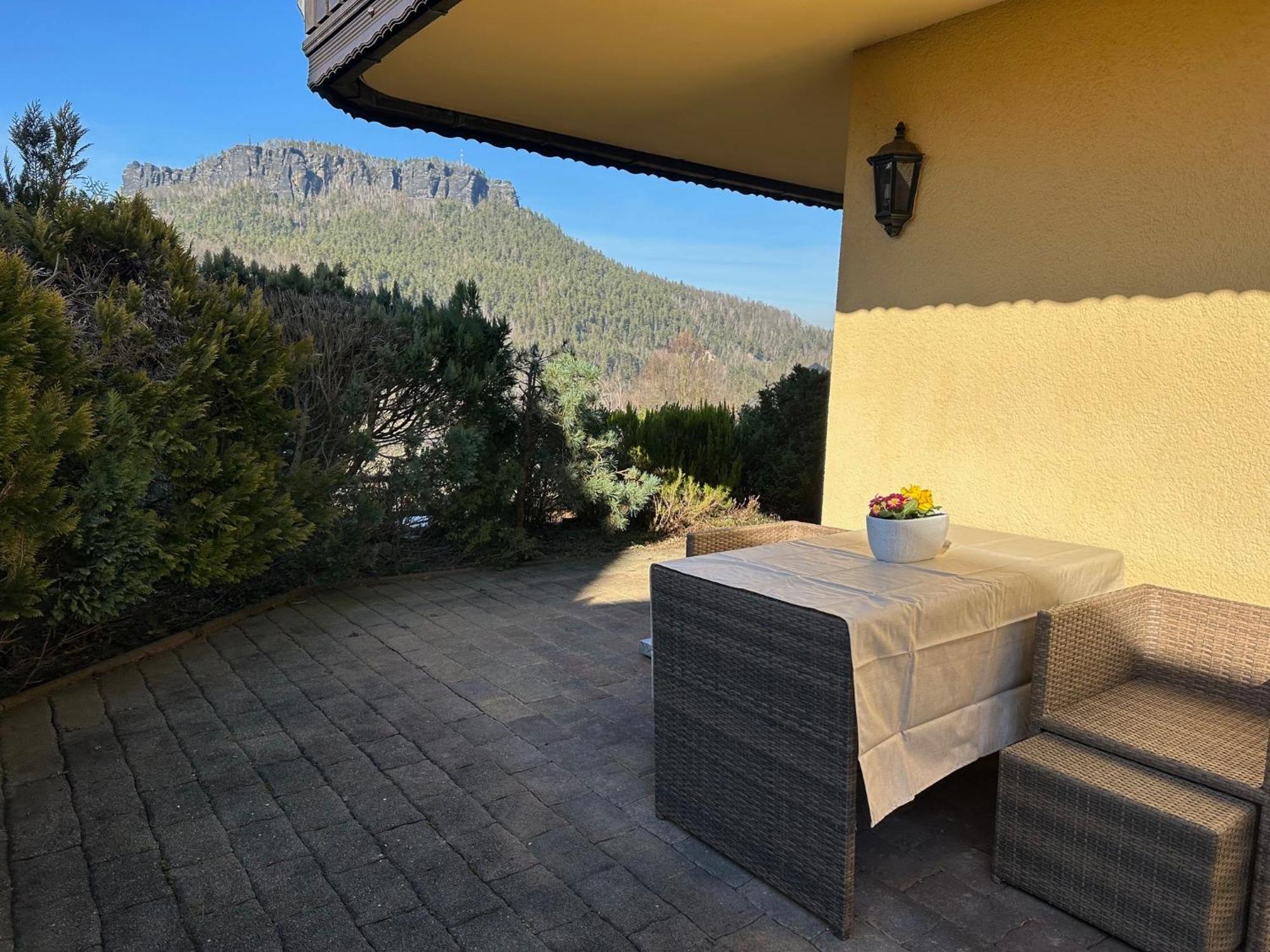 Ferienwohnung 1 Festungsblick Königstein an der Elbe Kültér fotó